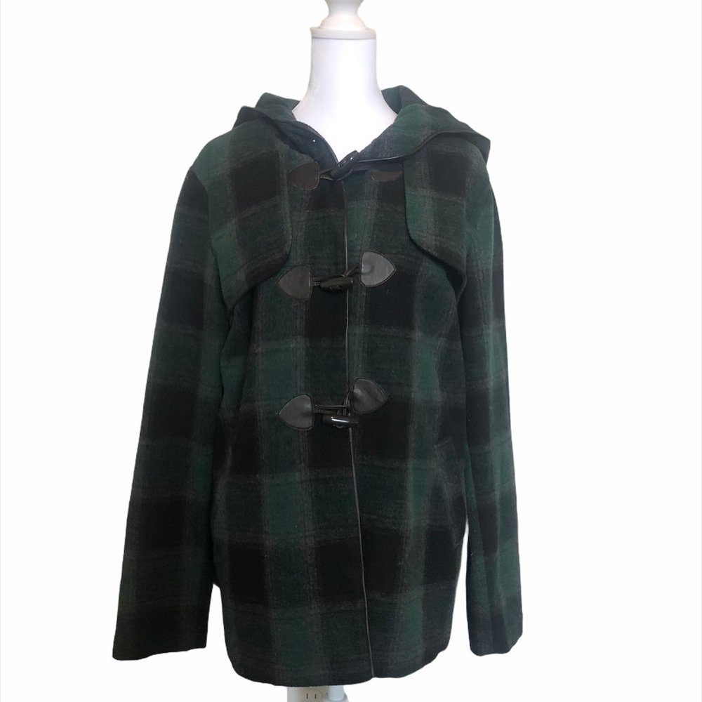 Plaid Green Forever 21 Jacket